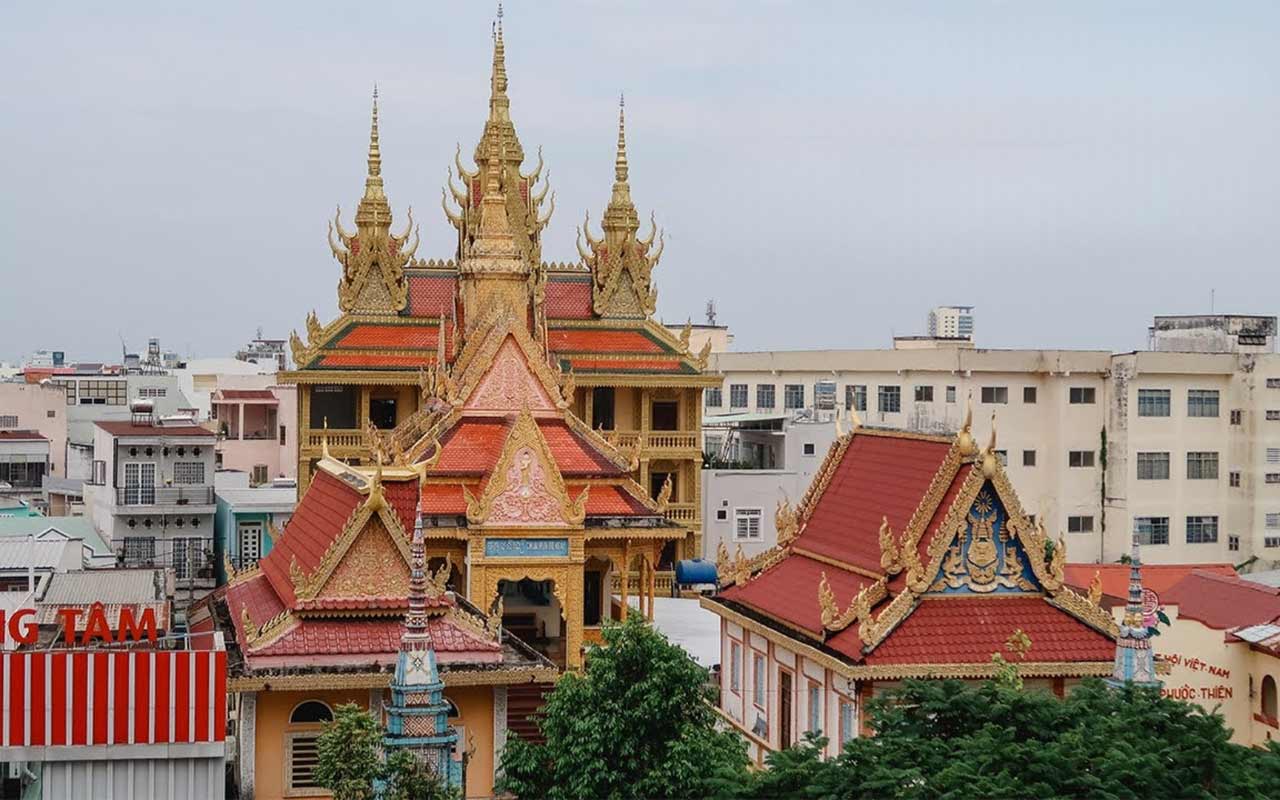 Chùa Munir Ansay - Ngôi chùa Khmer độc đáo bậc nhất Cần Thơ